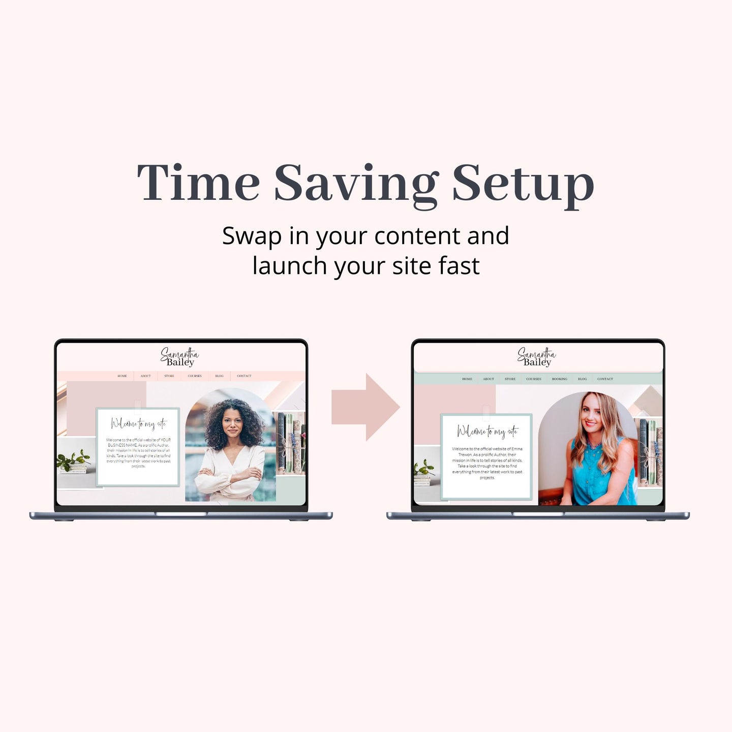 Author Wix Website Theme